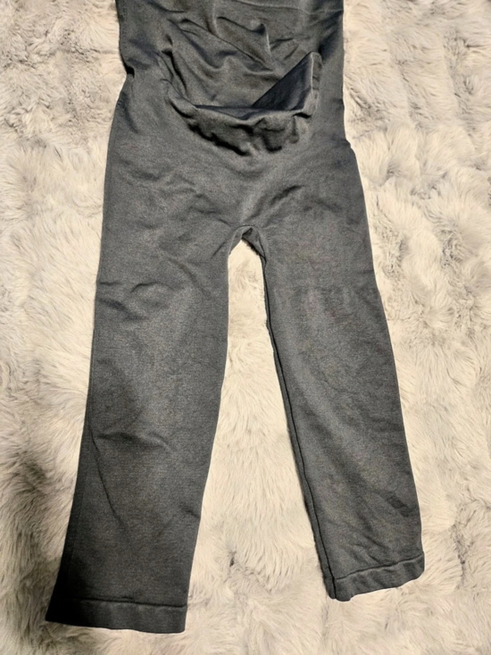 BLANQI Everyday Maternity Belly Support Leggings Gray Small